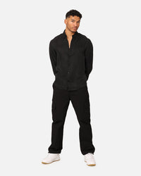 XXIII Nathan Button Up Shirt Black
