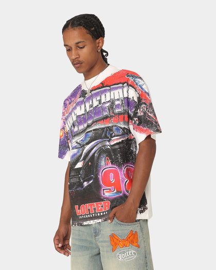 Loiter Interceptor Vintage T-Shirt Off White