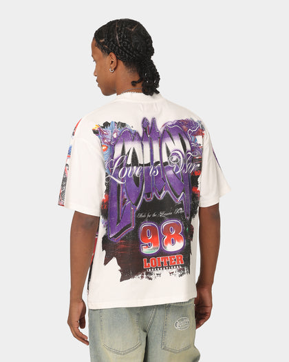 Loiter Interceptor Vintage T-Shirt Off White