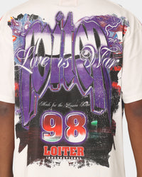Loiter Interceptor Vintage T-Shirt Off White