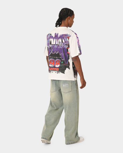 Loiter Interceptor Vintage T-Shirt Off White