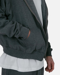 MNML Basic Zip Up Hoodie Dark Heather