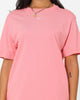 Nike Women's Sportswear Essentials T-Shirt Coral Chalk/White