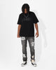 Saint Morta Gothic Appliqué Boxy T-Shirt Black