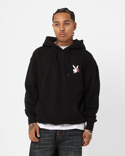 Playboy Flowers Hoodie Black