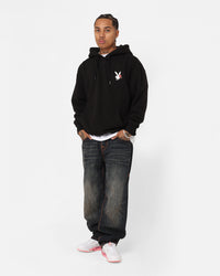 Playboy Flowers Hoodie Black