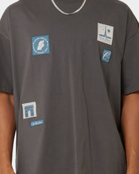 Carre Avant Oversized Short Sleeve T-Shirt Coal