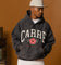 Carre Rose International Oversized Hoodie Coal