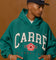Carre Rose International Oversized Hoodie Dark Teal