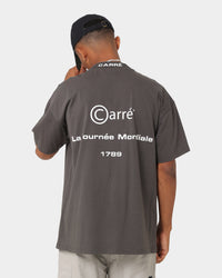 Carre Tournee Oversized Short Sleeve T-Shirt Coal