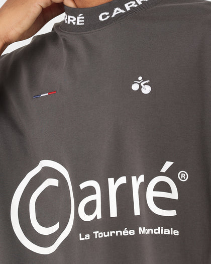 Carre Tournee Oversized Short Sleeve T-Shirt Coal