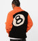Stussy Ball Fleece Reversible Jacket Orange/Black