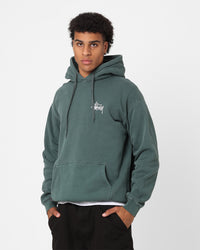 Stussy Extra Tough 50-50 Hoodie Pigment Moss Green