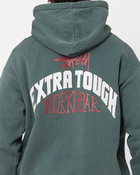 Stussy Extra Tough 50-50 Hoodie Pigment Moss Green