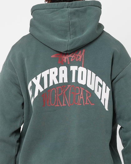 Stussy Extra Tough 50-50 Hoodie Pigment Moss Green