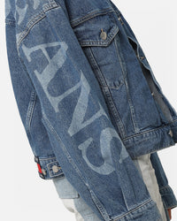 Tommy Jeans Women's Oversized Wide Sleeve Jacket Denim Medium 02
