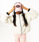Stussy Women's Reversible Work Sherpa Jacket Black/White