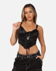 Playboy Women's Monochrome Corset Top Black