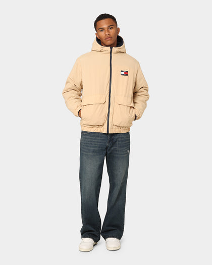 Tommy Jeans TJM Reversible Sherpa Jacket Twilight Navy/Multi-Coloured