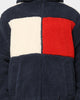 Tommy Jeans TJM Reversible Sherpa Jacket Twilight Navy/Multi-Coloured