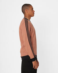 Adidas Adicolour Q2 Waffle Crewneck Clay Strata