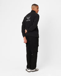 Adidas Adicolour Trefoil Teddy Fleece Jacket Black