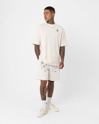 Jordan Flight Heritage 85 Graphic T-Shirt Phantom/Desert/Black