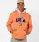 Tommy Jeans Relaxed Modern Sport USA Hoodie Citrus Orange