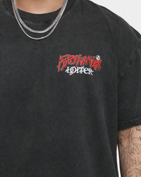 Loiter Firestarter Ultra Premium Vintage T-Shirt Black Wash