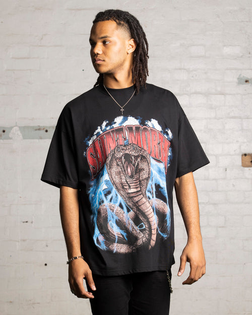 Saint Morta Cobra Boxy T-Shirt Black
