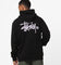 Stussy Shadow Graffiti Zip Hoodie Black
