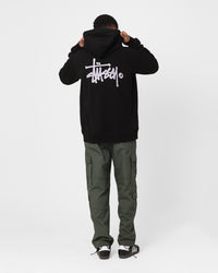 Stussy Shadow Graffiti Zip Hoodie Black