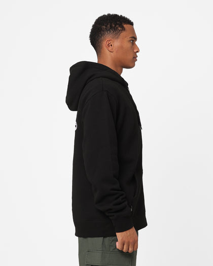 Stussy Shadow Graffiti Zip Hoodie Black