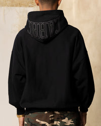 Carre Arch Oversized Hoodie Black/Black