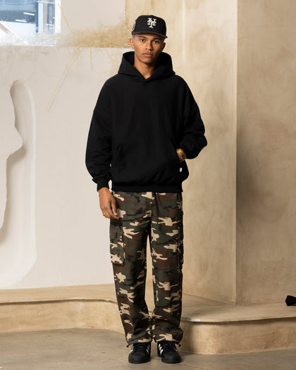 Carre Arch Oversized Hoodie Black/Black