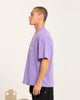 Carre Class Oversized Pocket T-Shirt Purple