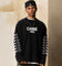 Carre Revolution Cut Off Oversized Crewneck Washed Black