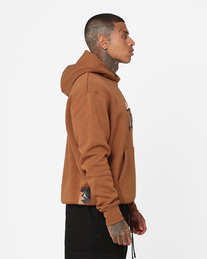 Jordan Flight MVP Fleece Pullover Hoodie Light British Tan/Sail