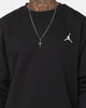 Jordan Flight MVP Graphic Fleece Crewneck Sweatshirt Black/Sail