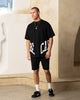 Carre Double Arch Oversized T-Shirt Black