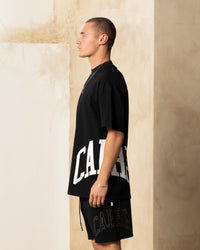 Carre Double Arch Oversized T-Shirt Black