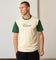 Carre Script Two Tone T-Shirt Off White