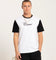 Carre Script Two Tone T-Shirt White/Black