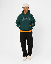 Carre Hood Hat Oversized Hoodie Green