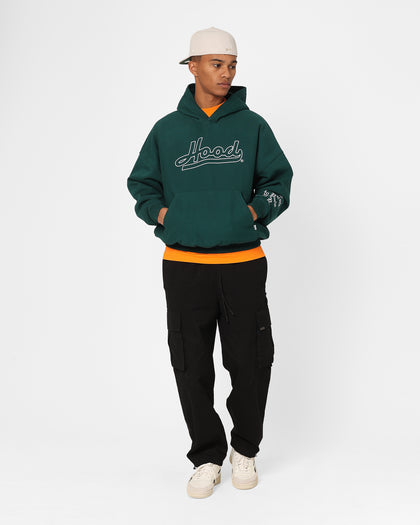 Carre Hood Hat Oversized Hoodie Green