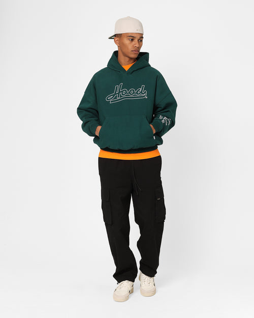 Carre Hood Hat Oversized Hoodie Green