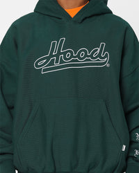 Carre Hood Hat Oversized Hoodie Green