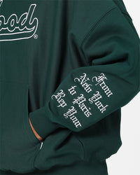 Carre Hood Hat Oversized Hoodie Green