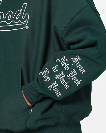 Carre Hood Hat Oversized Hoodie Green