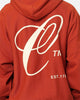 Carre Capital C Oversized Hoodie Brick